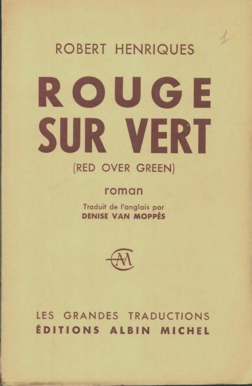 Livrenpoche : Rouge sur vert - Robert Henriques - Livre