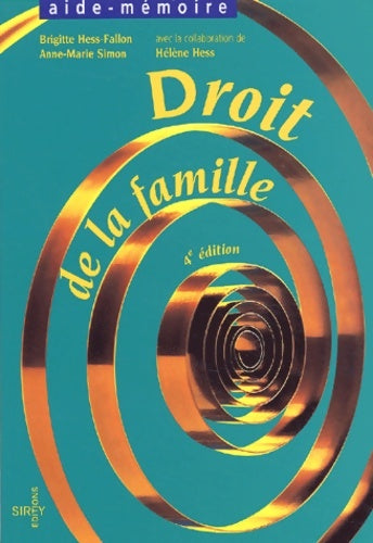 Livrenpoche : Droit de la famille : 4ème édition - Anne-Marie Simon - Livre