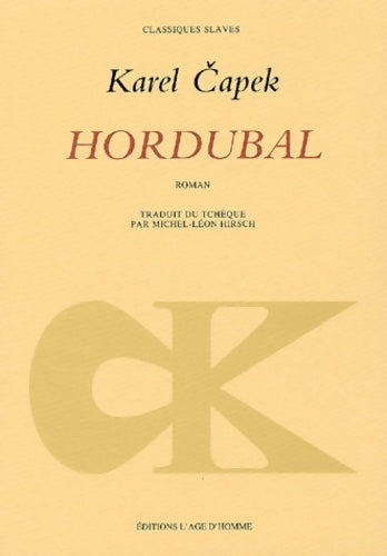 Livrenpoche : Hordubal - Karel Capek - Livre