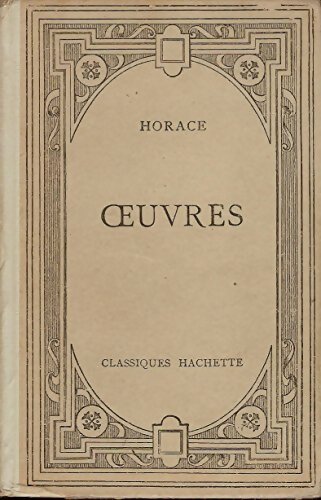 Livrenpoche : Oeuvres - Horace - Livre