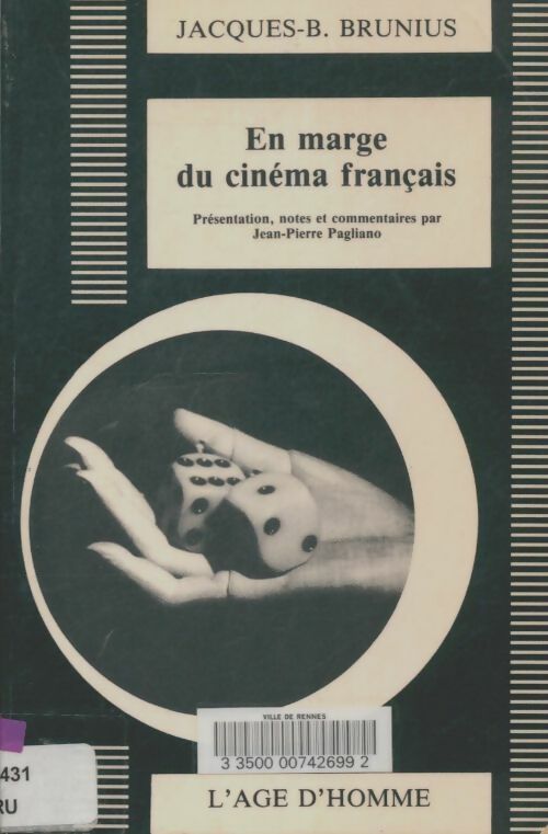 Livrenpoche : En marge du cinéma français - Jacques-B Brunius - Livre