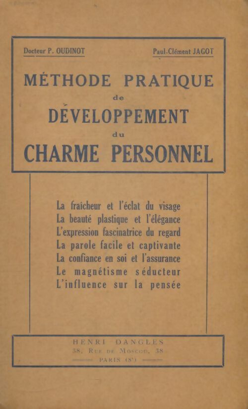 Livrenpoche : Méthode pratique de développement du charme personnel - Pierre Oudinot - Livre