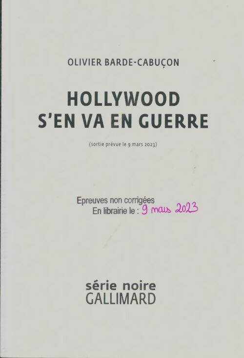 Livrenpoche : Hollywood s'en va en guerre - Olivier Barde-Cabuçon - Livre