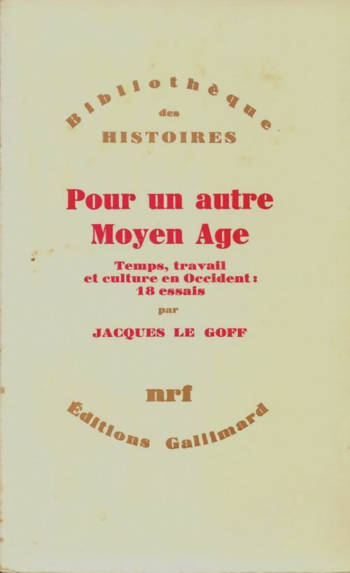 Livrenpoche : Pour un autre Moyen Age - Jacques Le Goff - Livre