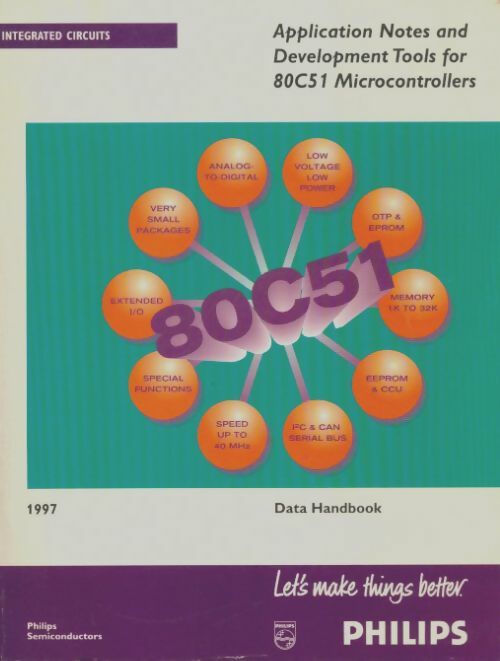 Livrenpoche : Application notes and development tools for 80C51 microcontrollers - Collectif - Livre