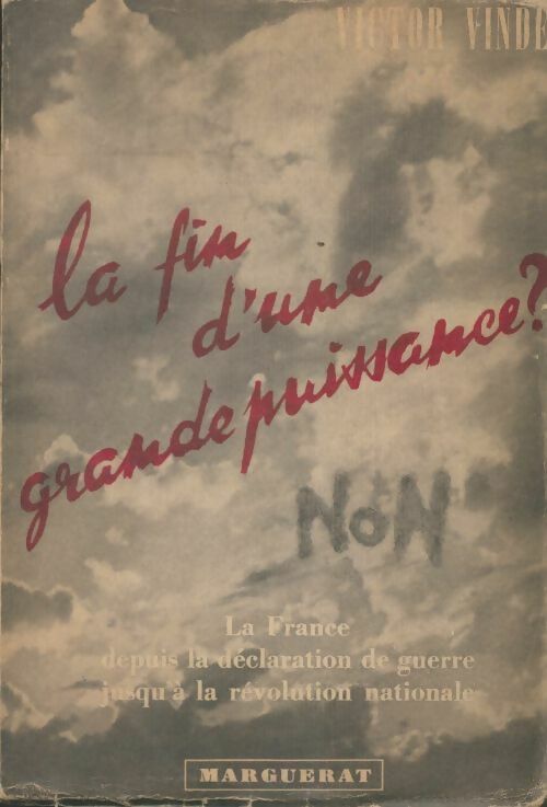 Livrenpoche : La fin d'une grande puissance - V Vinde - Livre