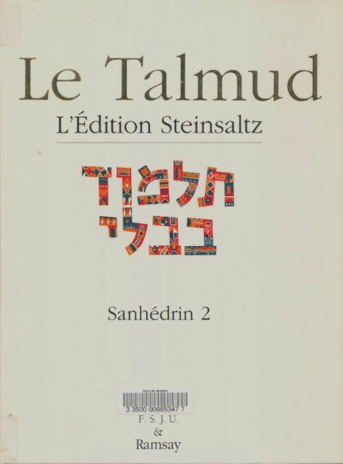 Livrenpoche : Le talmud Tome VIII : Sanhédrin 2 - Collectif - Livre