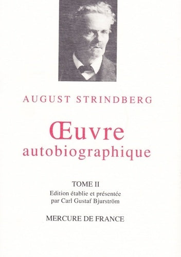 Livrenpoche : Oeuvre autobiographique Tome II - August Strindberg - Livre