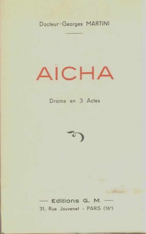 Livrenpoche : Aïcha - Georges Martini - Livre