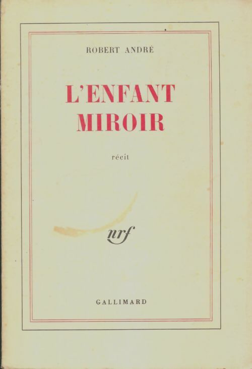 Livrenpoche : L'enfant miroir - Robert André - Livre