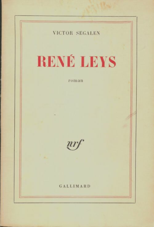 Livrenpoche : René Leys - Victor Segalen - Livre
