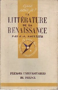 Livrenpoche : La littérature française de la Renaissance - Verdun-L. Saulnier - Livre