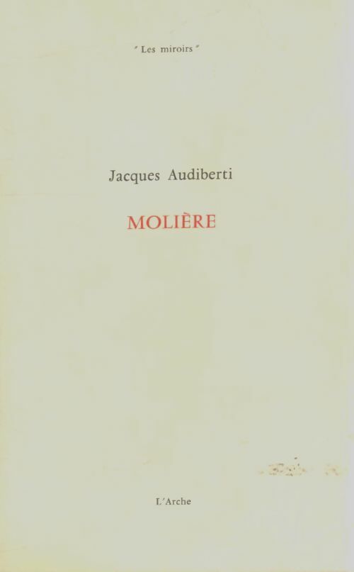 Livrenpoche : Molière - Jacques Audiberti - Livre