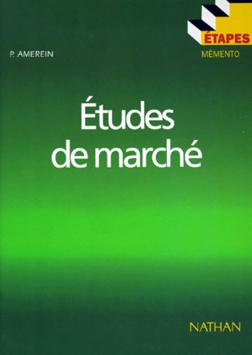 Livrenpoche : études de marché - Pierre Amerein - Livre