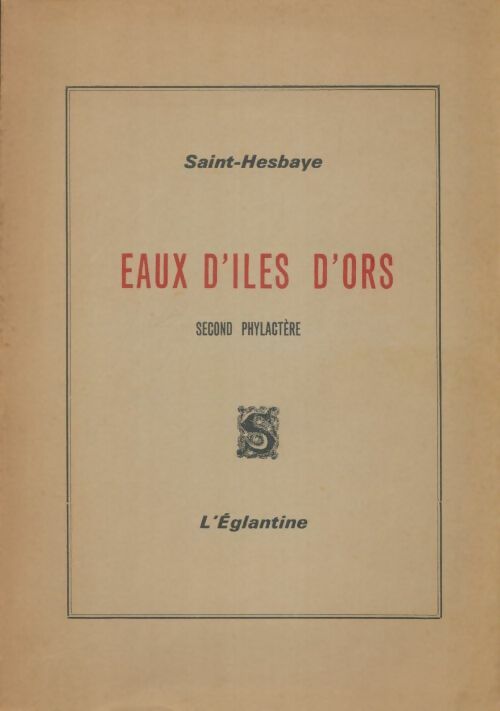 Livrenpoche : Eaux d'îles d'ors Tome II - Saint-Hesbaye - Livre