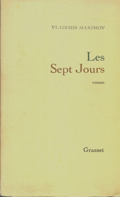 Livrenpoche : Les sept jours - Vladimir Maximov - Livre