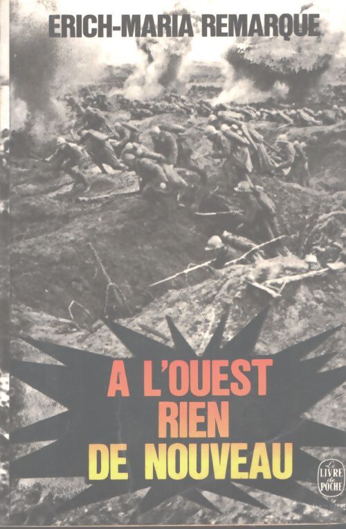 A l'ouest, rien de nouveau - Erich Maria Remarque - Livre
