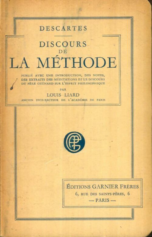 Livrenpoche : Discours de la méthode - René Descartes - Livre