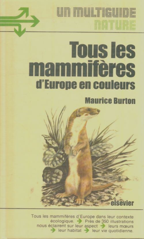 Livrenpoche : Tous les mammifères d'Europe en couleurs - Maurice Burton - Livre