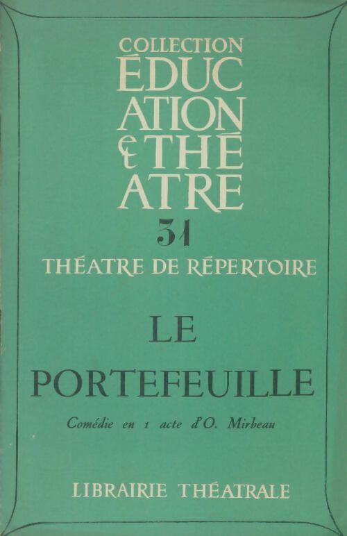 Livrenpoche : Le portefeuille - Octave Mirbeau - Livre