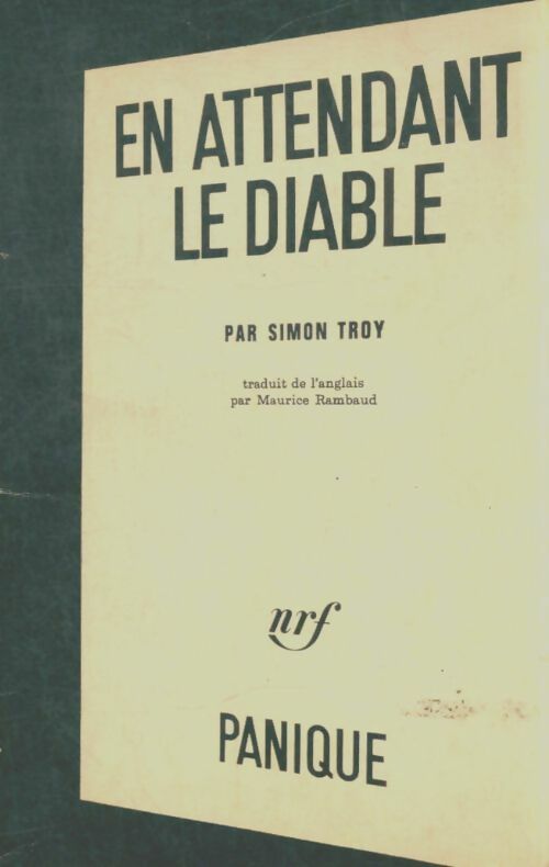 Livrenpoche : En attendant le diable  - Simon Troy - Livre