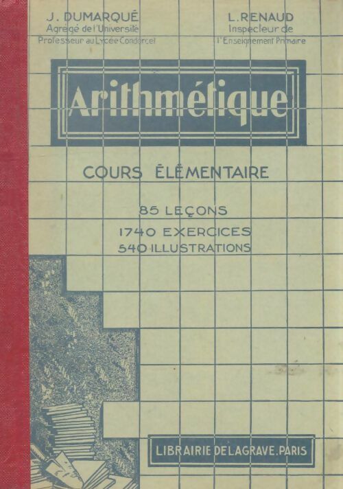 Livrenpoche : Arithmétique CE - L. Renaud - Livre