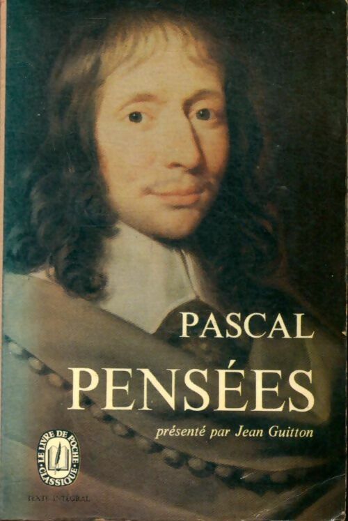 Livrenpoche : Pensées - Pascal - Livre