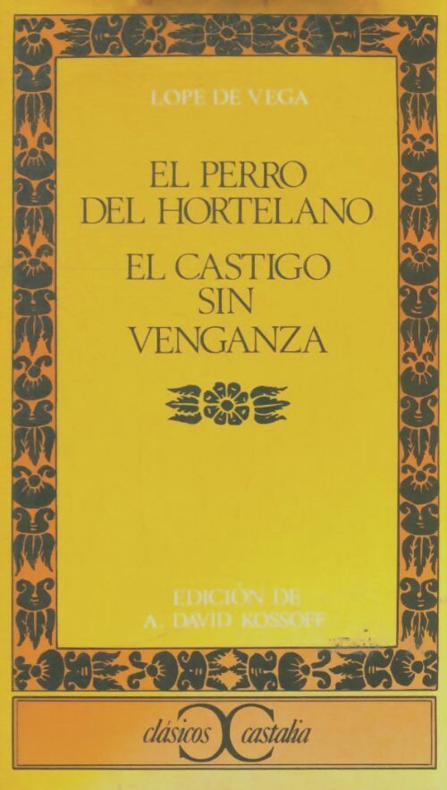 Livrenpoche : El perro del hortelano / El castigo sin venganza - Lope De Vega - Livre