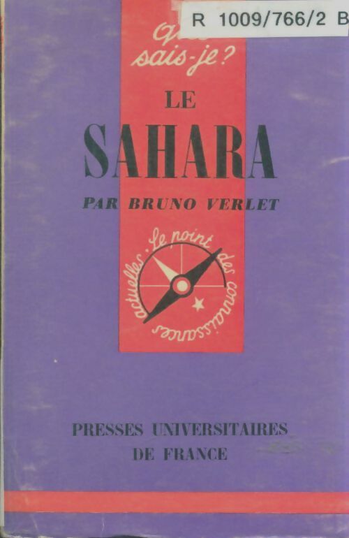 Livrenpoche : Le Sahara - Bruno Verlet - Livre