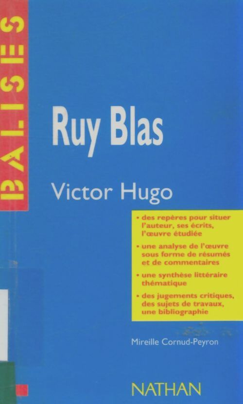 Livrenpoche : Ruy Blas de Victor Hugo - Mireille Cornud-Peyron - Livre