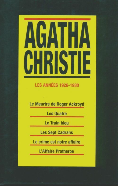Livrenpoche : Oeuvres complètes tome II - Agatha Christie - Livre