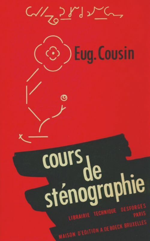 Livrenpoche : Cours de sténographie - Eugène Cousin - Livre