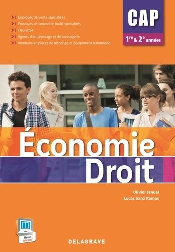 Livrenpoche : Economie-Droit CAP . Pochette élève : 1re et 2e années - Olivier Januel - Livre