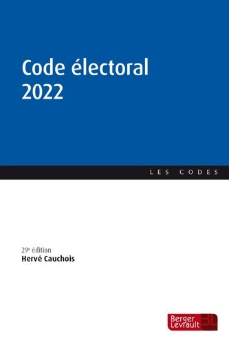 Livrenpoche : Code électoral 2022 - Hervé Cauchois - Livre
