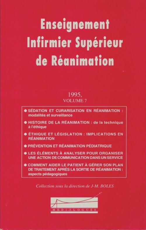 Livrenpoche : Enseignement infirmier supérieur de réanimation Tome VII - Collectif - Livre