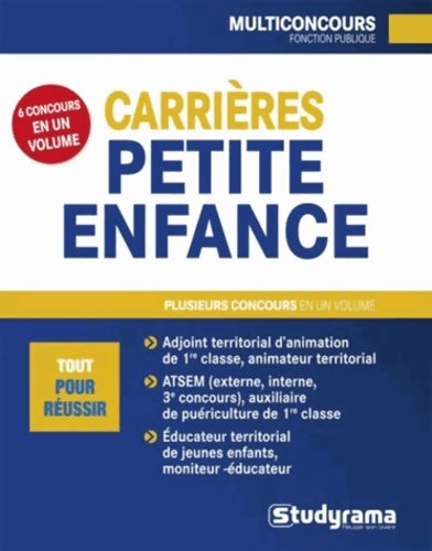 Livrenpoche : Carrières petite enfance : Plusieurs concours en un volume - Berangere Masson - Livre