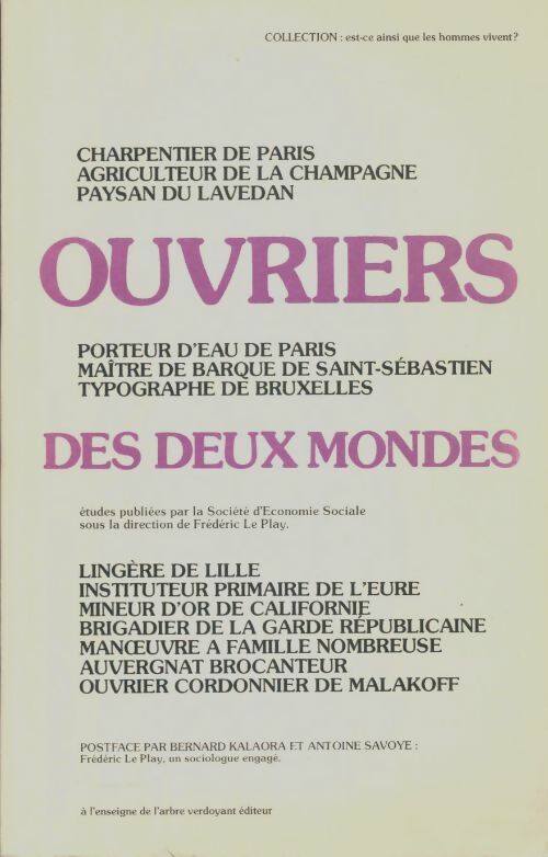 Livrenpoche : Ouvriers des deux mondes - Collectif - Livre