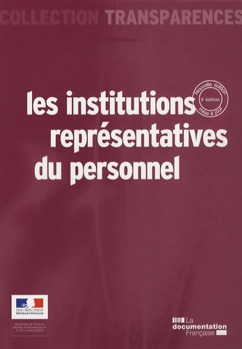 Livrenpoche : Les institutions représentatives du personnel - Collectif - Livre
