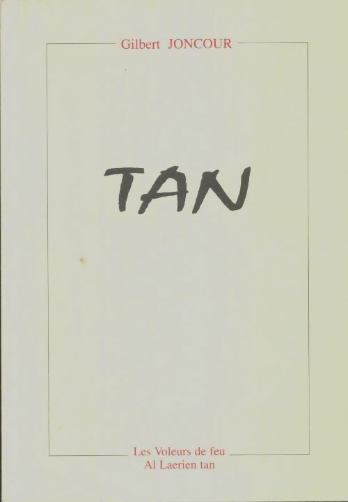 Livrenpoche : Tan - Gilbert Joncour - Livre