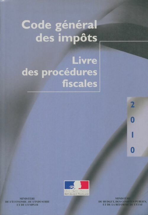 Livrenpoche : Code général des impôts, livre des procédures fiscales 2010 - Collectif - Livre