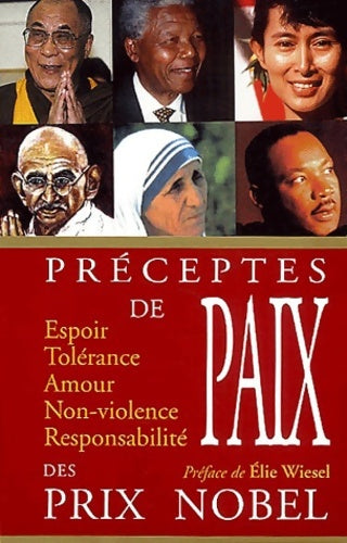 Livrenpoche : Paroles de paix des prix Nobel - Bernard Baudouin - Livre