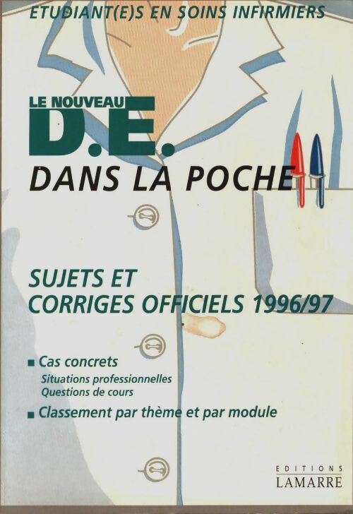 Livrenpoche : Le nouveau dei dans la poche sujet et corrigés 1996 - Editions Lamarre - Livre