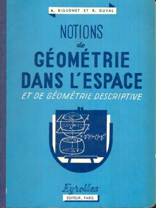 Livrenpoche : Notions de géométrie dans l'espace et de géométrie descriptive - R. A.; Duval - Livre