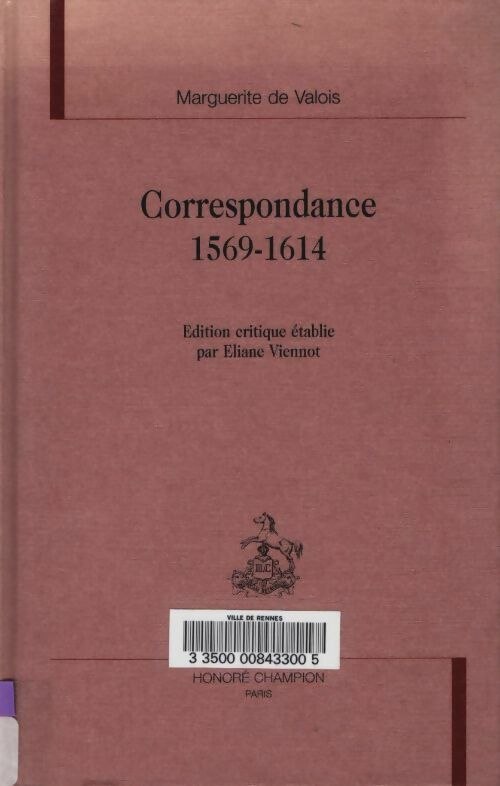 Livrenpoche : Correspondance 1569-1614 - Marguerite De Valois - Livre