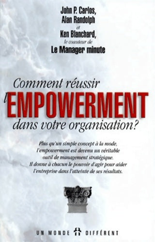 Livrenpoche : Comment réussir l'empowerment dans votre organisation ? - Ken Blanchard - Livre