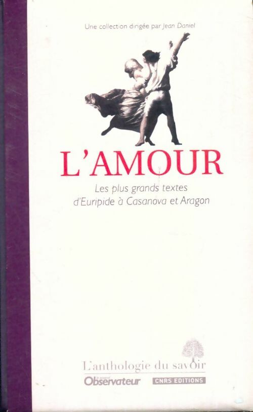 Livrenpoche : L'amour : Les plus grands textes d'Euripide à Casanova at Aragon - Collectif - Livre
