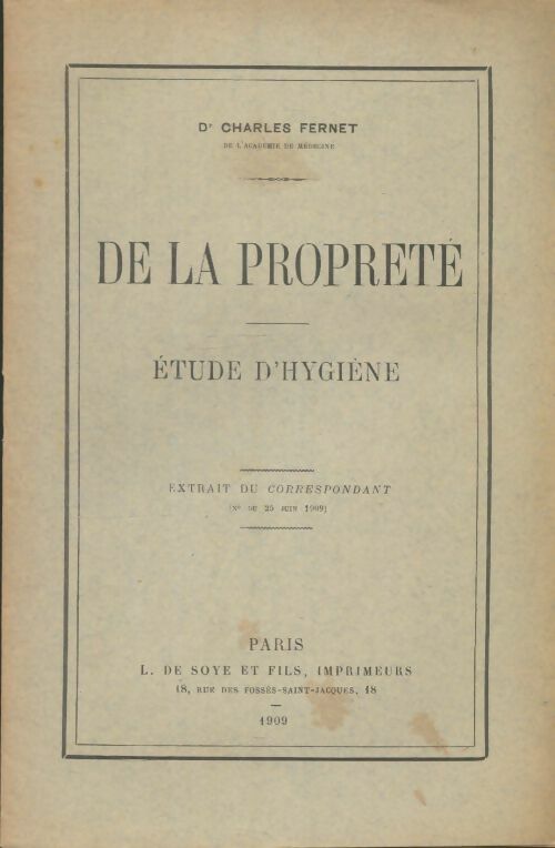 Livrenpoche : De la propreté - Charles  - Livre