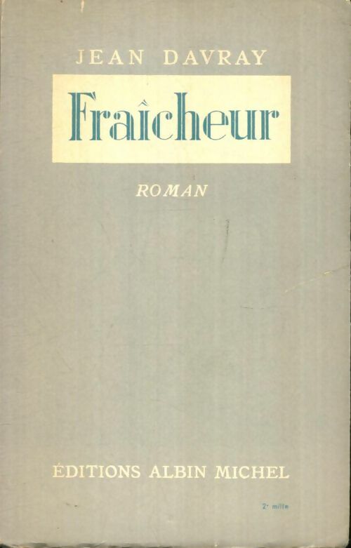 Livrenpoche : Fraîcheur - Jean Davray - Livre