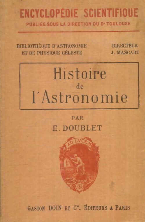 Livrenpoche : Histoire de l'astronomie - E. Doublet - Livre