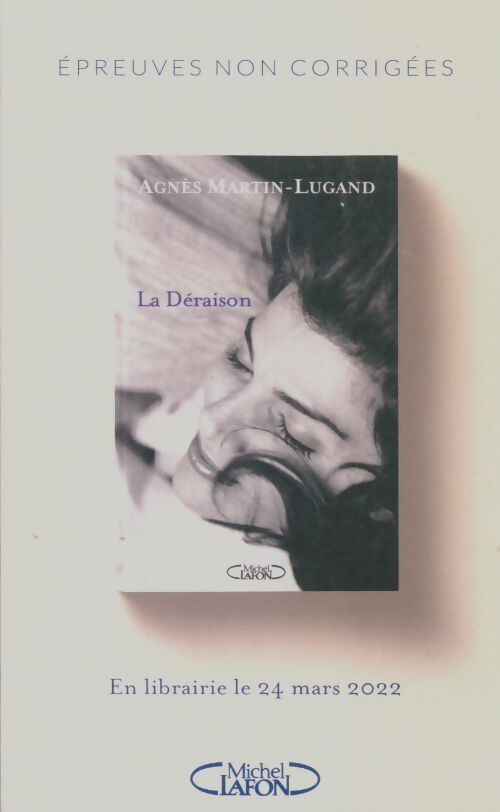 Livrenpoche : La déraison - Agnès Martin-Lugand - Livre